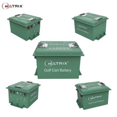 Matrix lichtgewicht Lifepo4 / lithiumbatterij 12S 38V 105Ah voor golfkar met handvat